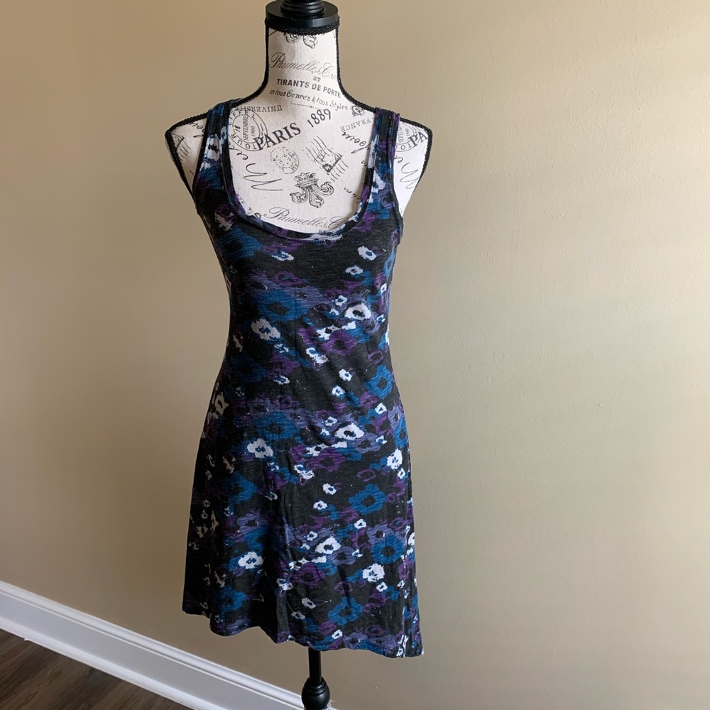 Threads 4 Thought Blue & Purple Floral Small Dress